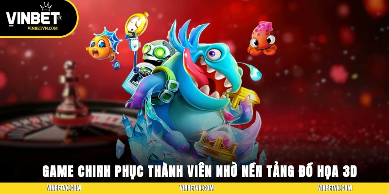 Game chinh phục thành viên nhờ nền tảng đồ họa 3D