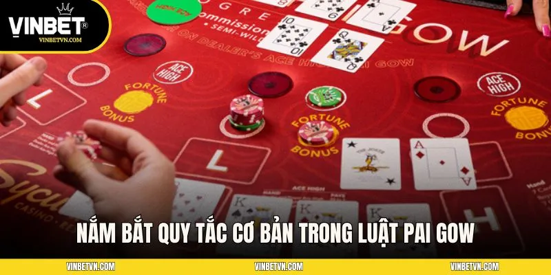 Nắm bắt quy tắc cơ bản trong luật Pai Gow